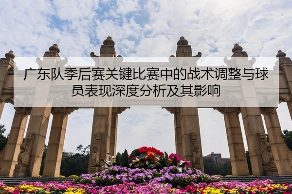 广东队季后赛关键比赛中的战术调整与球员表现深度分析及其影响（NG28）